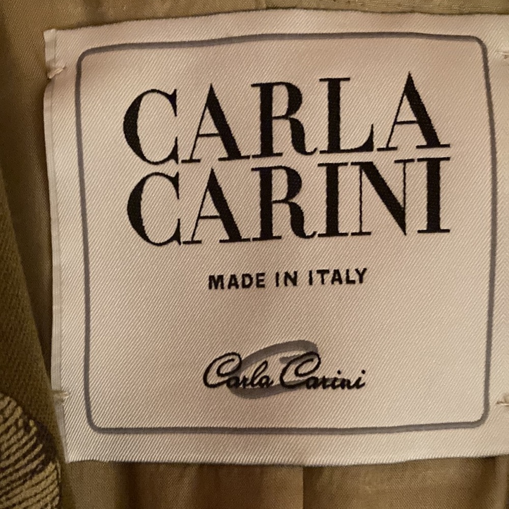 Italian Designer Wool Blazer, - Picture 3 of 4